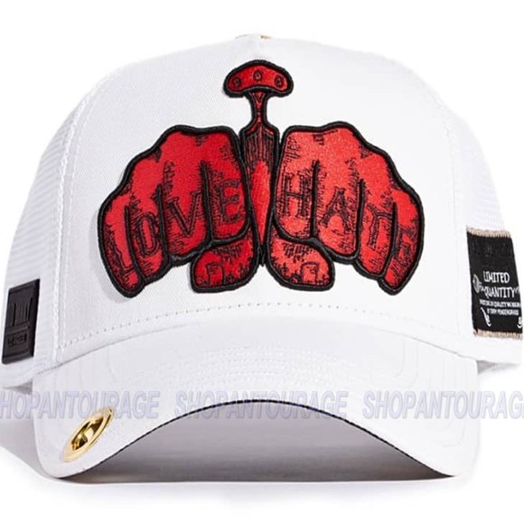 Red Monkey Love Hate RM1416 Limited Edition Unisex Trucker Hat Cap | 3 Colors - Picture 9 of 16
